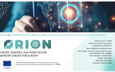 ORION: Advancing Secure, Ethical and User‑Centric Border Management in Europe